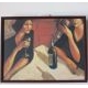 Lukisan art orang minum beserta figuranya
