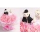 DC.B115 Doll Bouquet 2 Bears 19 Flowers