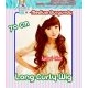 kanari-hime Curly Wig 70cm Medium Burgundy