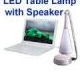 Touch Sensor LED Table Lamp With Mini Speaker