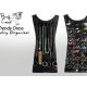 hanging jewelry organizer little dress / organiser perhiasan