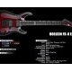 Esp E-II Horizon FR-II SEE THRU BLACK CHERRY