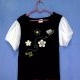 T-Shirt Gymboree Flower 01 Black