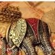 Korean vintage fashion elephant decorated with rhinestones necklace