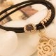 Elegant korean fashion classic Rose hair rope