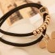 Korean classic lovely mickey mouse head hair rope