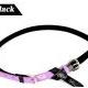 Korean fashion two candy color matching thin belt (Black)