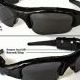 SpyCam SunGlasses Hitam
