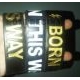 Wristband BORN THIS WAY GOLD BLACK