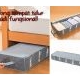 multifunction bamboo fiber storage box under bedside / cloth organizer